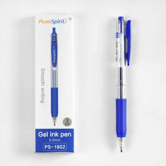 Ручка C 60826/PS-1902 (480) ЦІНА ЗА 3 РУЧКИ В УПАКОВЦІ, гелева, синя паста. Одесса. фото 1 Ручка C 60826/PS-1902 (480) ЦІНА ЗА 3 РУЧКИ В УПАКОВЦІ, гелева, синя паста. Одесса. фото 1
