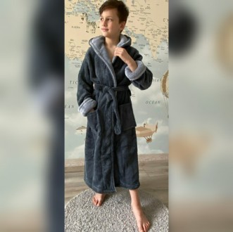 Купить Подростковый махровый халат для мальчика
Внимание! Халаты для мальчиков н. . фото 2