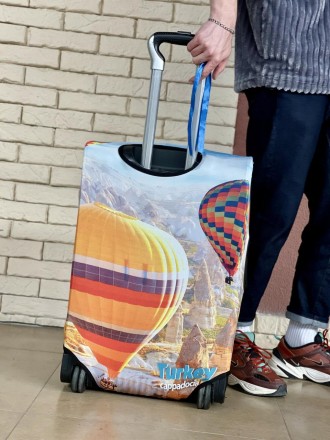 Чохол для валізи дайвінг із принтом Повітряна куля
- Матеріал: дайвінг із кольор. . фото 6