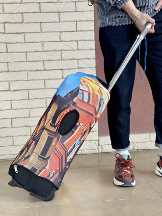 Чохол для валізи дайвінг із принтом Стамбул Турція
- Матеріал: дайвінг із кольор. . фото 6