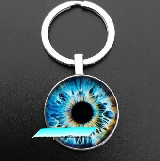 Брелок для ключей всевидящее око синее или кулон на шею.
На подарок, или себе. 
. . фото 2
