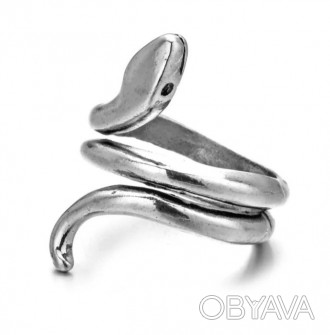 Женское кольцо бижутерия змея стильная без размера.
Материал: бижутерный сплав, . . фото 1