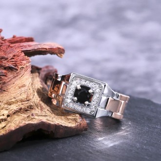 Мужское кольцо бижутерия перстень с камнем под сапфир 17-24.
Металл: медецинская. . фото 6