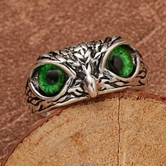 Женское кольцо бижутерия сова зеленый размер регулируется.
Бижутерний сплав. Све. . фото 5