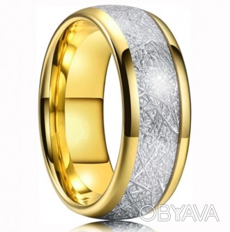 Мужское кольцо золотистое с узором размер 20.
Металл: медецинская сталь, акрилов. . фото 1