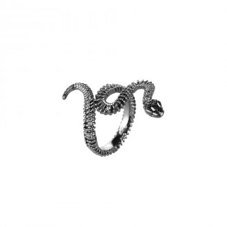 Женское кольцо бижутерия змея чешуя без размера
Материал: бижутерный сплав, напы. . фото 2