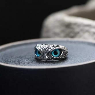Женское кольцо бижутерия сова синие размер регулируется.
Бижутерний сплав. Сверх. . фото 6