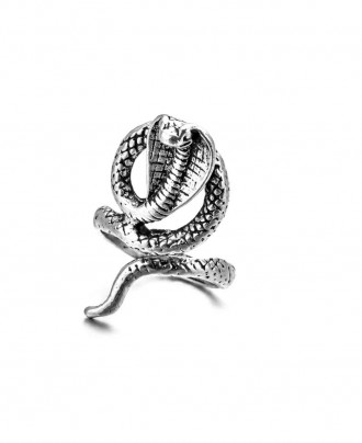Женское кольцо бижутерия змея кобра без размера.
Материал: бижутерный сплав, нап. . фото 2