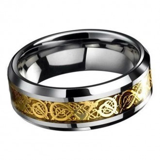 Мужское кольцо золотистое с узором влестелин размер 17-23.
Металл: медецинская с. . фото 5