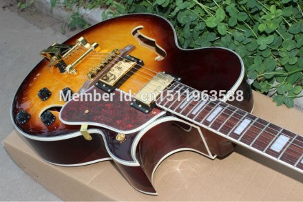 Полуакустическая гитара Gibson ES 175 Sunberst 3TS Bigsby China.
Гитара может бы. . фото 3