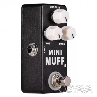 Гитарная педаль эффектов дисторшин фуз Mosky mini Muff для электрогитары - это м. . фото 1