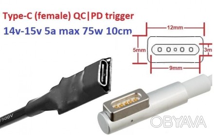 Quick Charge | PowerDelivery Trigger 15v max 5a 75w
 
Обратите внимание!
 
Для и. . фото 1