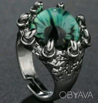 Мужское женское кольцо глаз дракона сапфировый, размер регулируется
Бижутерний с. . фото 1
