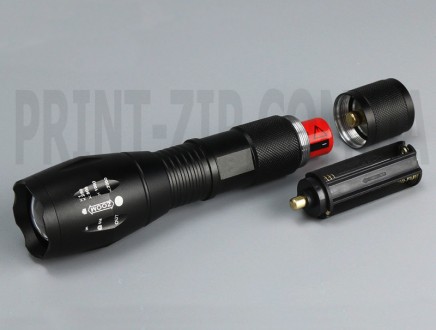 Надежный LED фонарик XM-L2 с одним мощным светодиодом, цветовая температура кото. . фото 4