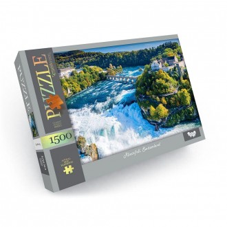 Пазли 1500 ел. с.4 №8 "Rheinfall, Switzerland" С1500-04-08 С1500-04-08 ish. Харків. фото 1 Пазли 1500 ел. с.4 №8 "Rheinfall, Switzerland" С1500-04-08 С1500-04-08 ish. Харків. фото 1