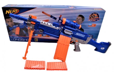 Бластер-кулемет NERF010 Saw NERF Elite на батарейках з м'якими кулями (тільки ЖО. Харків. фото 1 Бластер-кулемет NERF010 Saw NERF Elite на батарейках з м'якими кулями (тільки ЖО. Харків. фото 1