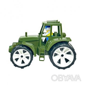 "Трактор BAMS 0" арт.007/18 военный, Бамсик, Детская игрушка 007/18 ish 
Отправк. . фото 1