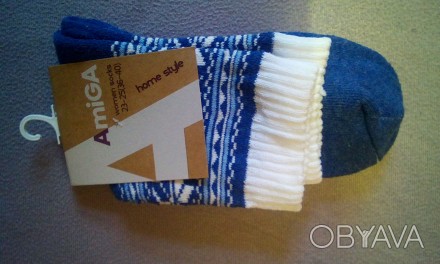    Шкарпетки жіночі Amiga теплі зимові на махрі розмір 23-25 (36-40) с. . фото 1