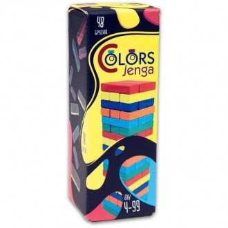 Игра настольная Colors Jenga Дженга - это классическая настольная игра, в которо. . фото 2