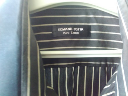 Продам мужскую рубашку Romano Botta, производство Турция. Рубашка в отличном сос. . фото 4