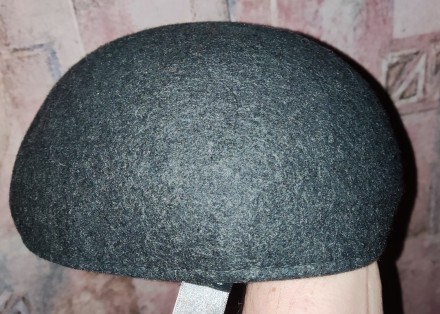 Фетровая кепка Marks Spencer, 100%-шерсть, размер 61-62, цвет черно-бутылочный, . . фото 9