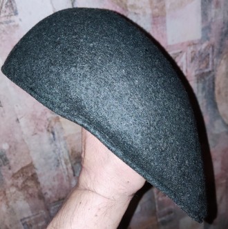 Фетровая кепка Marks Spencer, 100%-шерсть, размер 61-62, цвет черно-бутылочный, . . фото 8