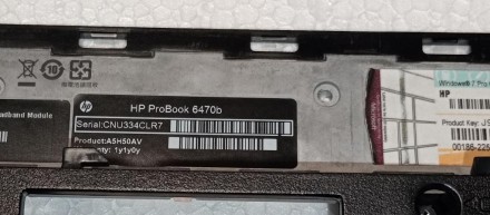 Нижня частина корпуса (поддон) з ноутбука HP ProBook 6470b 6070B0569201 684334-0. . фото 6