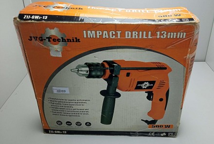 Дриль Б/У JVG Impact drill 500W. Київ. фото 1 Дриль Б/У JVG Impact drill 500W. Київ. фото 1