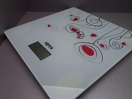 Электронные весы, стеклянная платформа, нагрузка до 150 кг, очень точное измерен. . фото 5