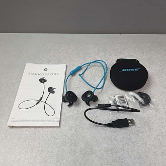 Бренд:	Bose
Линейка:	SoundSport Wireless
Тип: 
Наушники с микрофоном
Способ подк. . фото 5