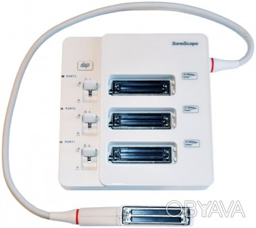 Оригінальний розгалужувач датчиків на три порти для УЗИ УЗД SonoScape. Cумісний . . фото 1