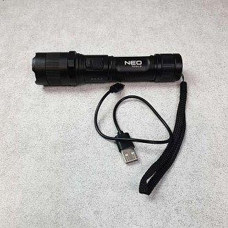 Аккумуляторный фонарь NEO (арт. 99-035) с зумом оснащен современными светодиодам. . фото 3