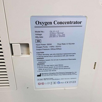 Концентратор OLV-10А выделяется высокой концентрацией кислорода 93%.
Оборудовани. . фото 5