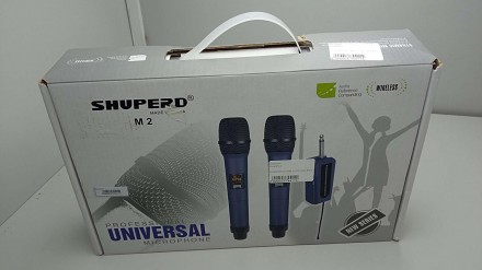 Напівпрофесійні радіомікрофони SHUPERD M2 (пара) Вокальні радіомікрофони з бездр. . фото 2