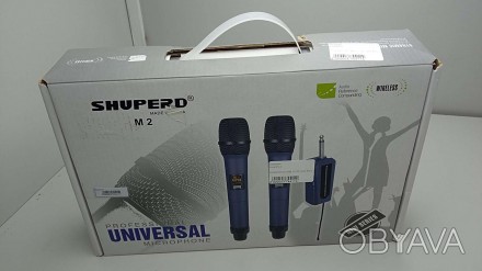 Напівпрофесійні радіомікрофони SHUPERD M2 (пара) Вокальні радіомікрофони з бездр. . фото 1