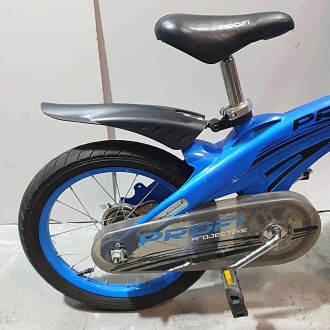 Велосипед детский PROF1 14д. LMG14125 (1шт) Projective,магнез.рама,синий, доп.ко. . фото 3