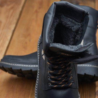 
Мужские зимние ботинки из натуральной кожи 
✅ Утеплитель теплый натуральный 100. . фото 5