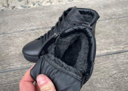 
Мужские зимние ботинки из натуральной кожи 
✅ Утеплитель теплый натуральный 100. . фото 6