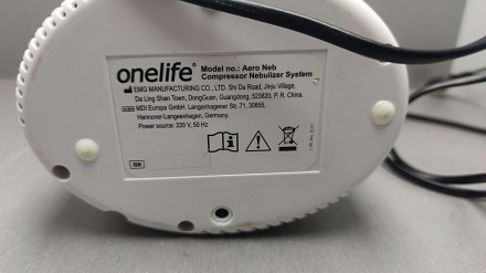 Ингалятор Onelife AERO NEB компрессорный
Источник питания: 220 В, 50 Гц
Потребля. . фото 6