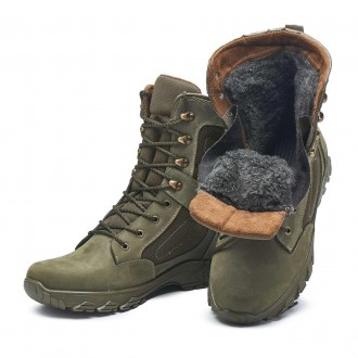 
Мужские зимние ботинки из натуральной кожи 
✅ Утеплитель теплый натуральный 100. . фото 7