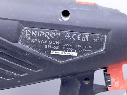 Краскопульт Dnipro-M SH-65
Вид
Электрические
Диаметр форсунки
1.8 мм
Потребляема. . фото 5