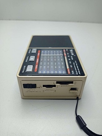 Радиоприёмник GOLON RX-8866-Black. Радиоприемник автономный и мобильный. питаетс. . фото 4