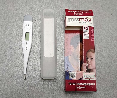 Електронний термометр Rossmax TG100
- Можливість вимірювання температури оральни. . фото 2