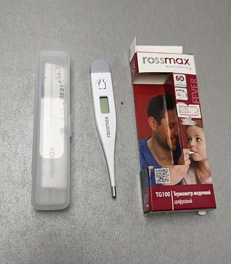 Электронный термометр Rossmax TG100
- Возможность измерения температуры оральным. . фото 2