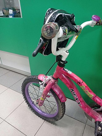 Дитячий велосипед NEXX 16 для дівчинки в повній комплектації казково красивий і . . фото 5