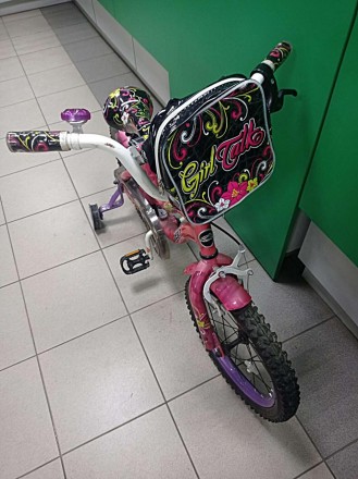 Дитячий велосипед NEXX 16 для дівчинки в повній комплектації казково красивий і . . фото 7