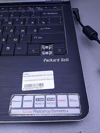 Packard Bell EasyNote RS65 (Intel Core 2 Duo P8400 @ 2.26GHz/Ram 3Gb/Hdd 320Gb/A. . фото 6