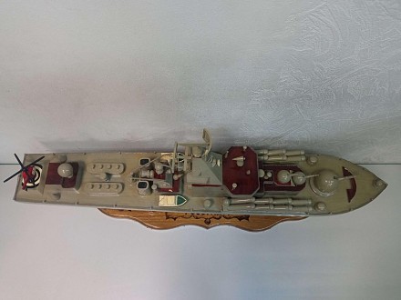 Модель крейсер-москля дерев'яна ручна робота
Внимание! Комісійний товар. Уточнюй. . фото 4