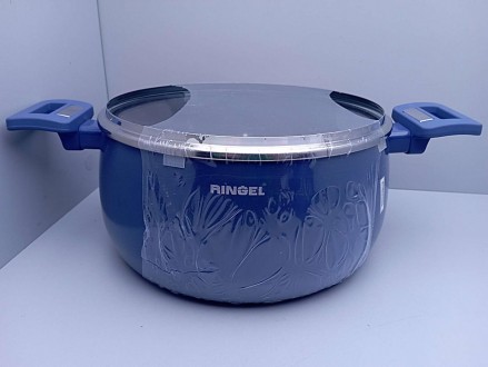 Кастрюля RINGEL Piment RG-2127-24 (5.6 л) 24 см
Кастрюля из высококачественного . . фото 2