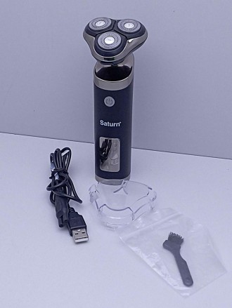 Электробритва мужская Saturn ST-HC7422 – аккумуляторная модель стильного совреме. . фото 2